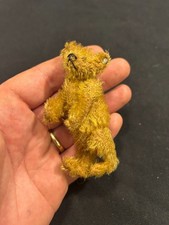Antique Steiff Mohair mini teddy bear 3.5 in