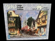 FX SCHMID 300-PC PUZZLE A Day For A Brougham Ride 24” X 18" LARGE FORMAT EDITION