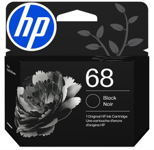 HP 68 Black Ink Cartridge Works with Envy 6100e, 6500e Series 2 packs