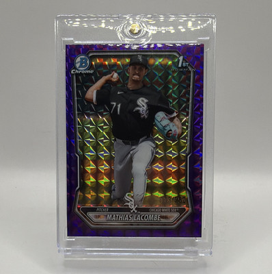 Bowman 2026 Bowman Chrome 1st Mathias Lacombe #BCP-119 Purple Refractor /250
