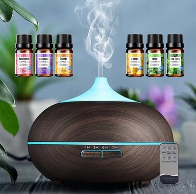 Essential Oil Diffuser 550ml Ultrasonic Aromatherapy Humidifier Auto Shut Off
