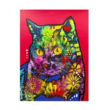 Canvas Wall Art - Dean Russo 'Kit' Wall Art for Living Room, Bedroom, or Offi...