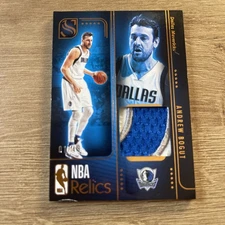 Andrew Bogut Silhouette 1/49 Gold Game Used Patch Bronze