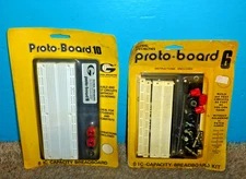 2 Global Specialties Proto-Board 6 & 10 Prototype Breadboards NOS/Sealed