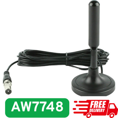 Digital TV DVB-T2 Antenne mit Verstärker HD 4K 1080P TV Zimmerantenne VHF/UHF