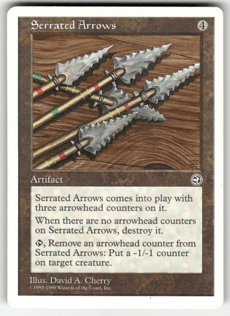 Serrated Arrows 63 UC Anthologies NM Magic: The Gathering