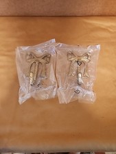 New in Package Vintage Solid Brass Bow Wall Hook QTY 2