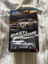 Hot Wheels Silver Séries Fast & Furious Brian O’Conner - Nissan Skyline R34 GTR