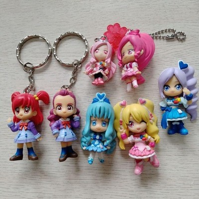 Ja Precure 5GoGo Fresh Precure Mini Figur Schlüsselanhänger Set Selten Sammle...