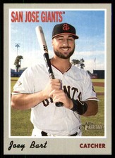 Joey Bart 2019 Topps Heritage Minor League #29 San Jose Giants MLB READ