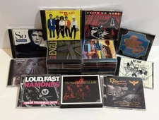 Pop Punk Classic Rock 25 CD Lot The Clash Ramones B-52's ZZ Top Toto U2 Journey