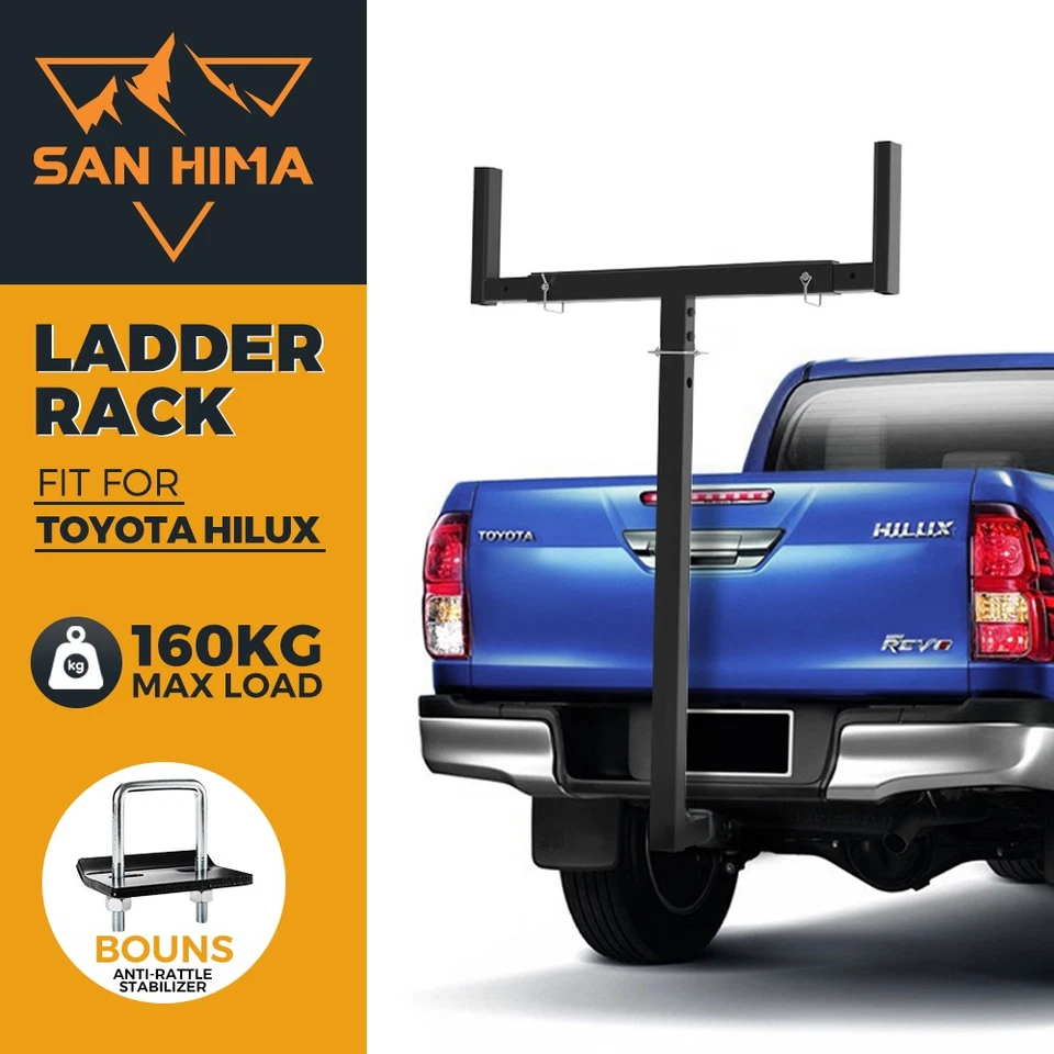 San Hima Ladder Rack Mount Roof Rack Extension Timber Carrier For Toyota Hilux