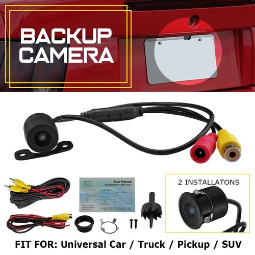 170掳 CMOS Front/Side/Rear Car Reverse Backup View Night Vision Parking ...
