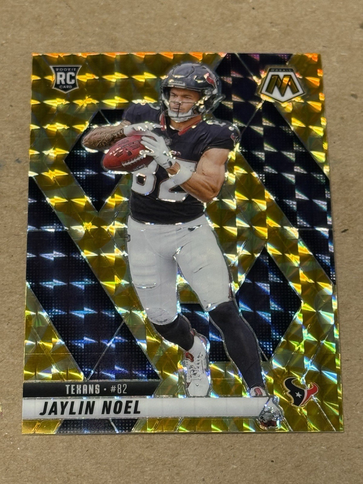 2025 Mosaic Jaylin Noel Reactive Yellow Prizm SP Rookie Card 373 RC