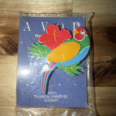 Vintage Avon Gift Collection Tropical Paradise Magnet - New Old Stock