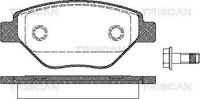 Triscan Bremsbelagsatz, Scheibenbremse 8110 25019 FüR Renault