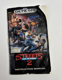 Streets of Rage 2 (Sega Genesis, 1992) CIB *Tested