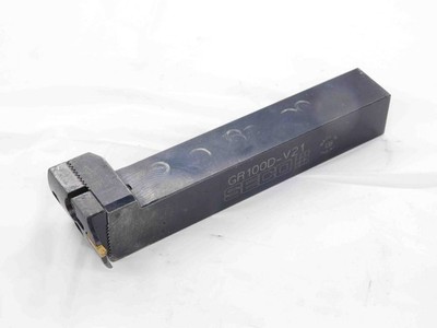 SECO GR100D-V21 LATHE TURNING TOOL HOLDER w/ V21-CKL1303 BLADE 1'' SQUARE SHANK