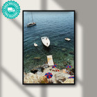 Slim Aarons Porto Ercole Portofino Italy Print, Vintage Photography Fine Art