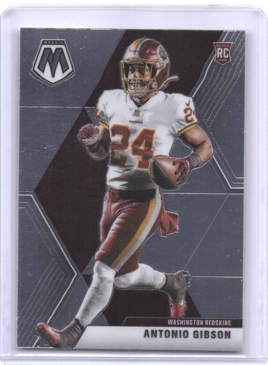 2020 Panini Mosaic #227 Antonio Gibson Prizm Silver