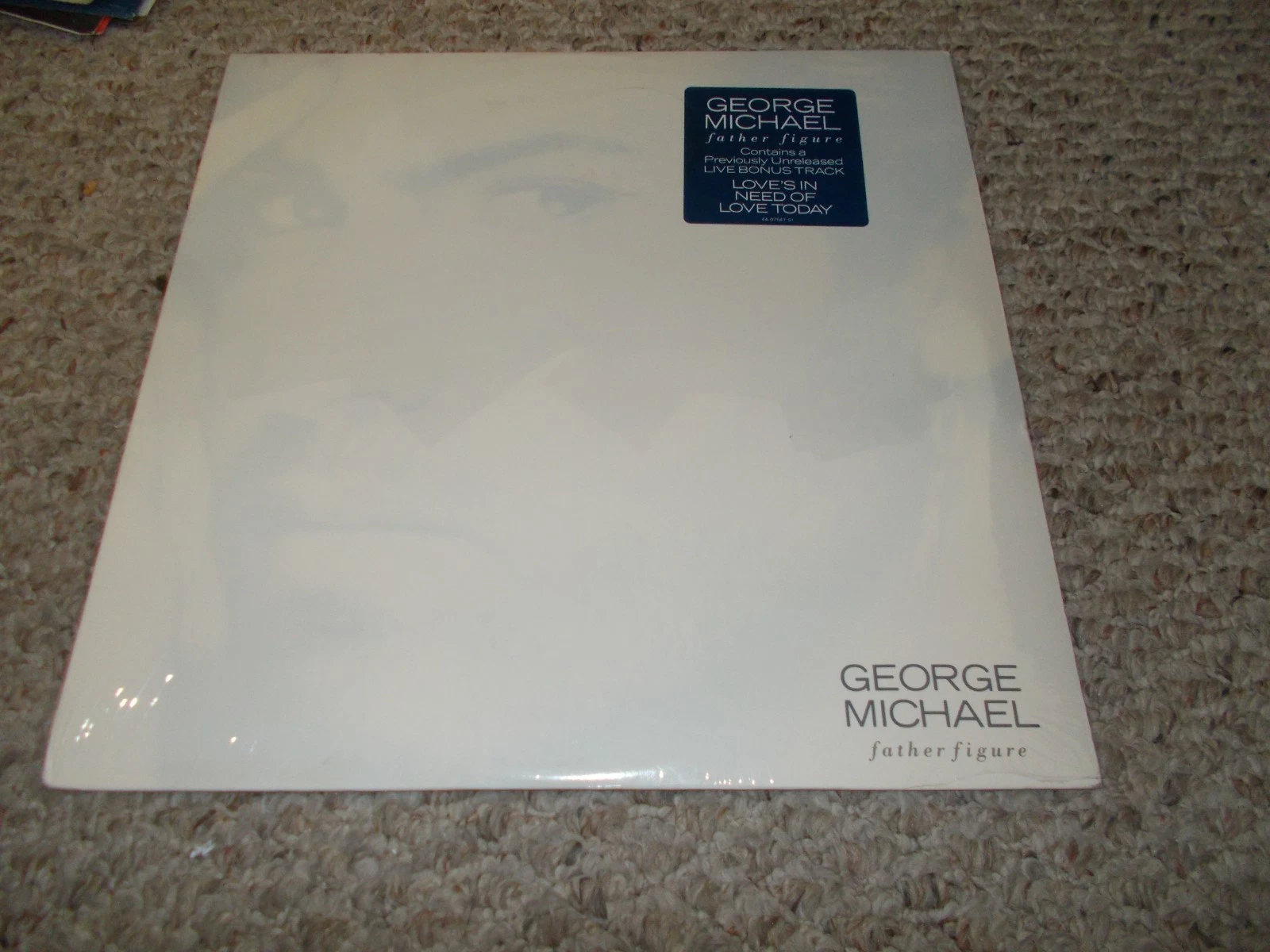 GEORGE MICHAEL FATHER FIGURE ORG 12" LP ON COLUMBIA SEALED HYPE STICKER