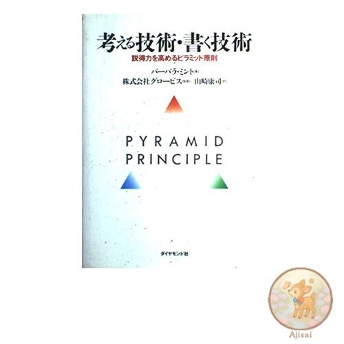 Book Thinking and writing skills: The pyramid principle for increasing