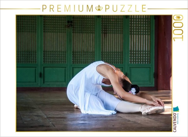 Calvendo Puzzle Mainhattan Ballerina In The Korean Garden | 1000 Pieces, Finishe-image