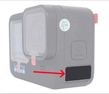 Orginal GoPro Mic Drain Door Cover Hero 9 Hero10 Hero11 Hero12 Hero 9 10 11 12