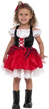 Girls Sassy and Sweet Pirate Costume