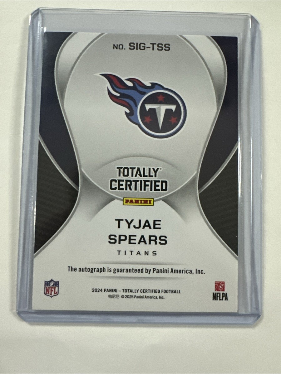 2024 Totally Certified Tyjae Spears Signatures Autograph #SIG-TSS