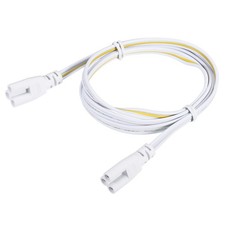 2Pcs T5 T8 LED Tube Connector Cable 100CM Female to Female Double End