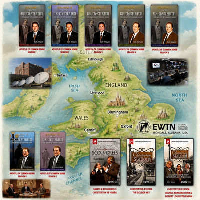 THE BEST OF G.K. CHESTERTON* 10 DVD COMBO GOLD SET FROM THE EWTN NETWORK