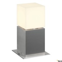 Nickel Moderne Stehlampe AußEnlampe Garten 1X20W/Led IP44 13X13X30 [Cm]