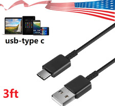 3ft Charger Cable USB-A to USB-C Charging Cord for Samsung Phone Tablets Black