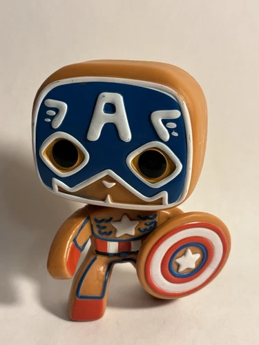 Funko Pop! Marvel: #933 Gingerbread Captain America original rare