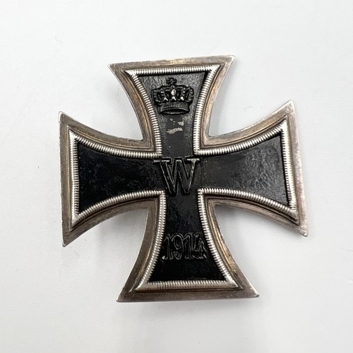 Genuine WW1 German Iron Cross 1st Class Rare Maker Fr. W
