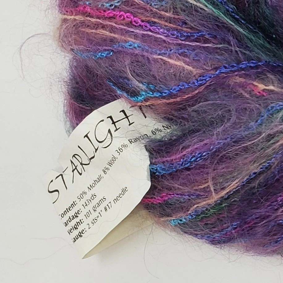 Fios Ironstone Starlights 143 jardas (1 novelo) novo com etiquetas aposentado HTF - Imagem 2 de 2