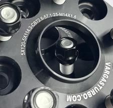 25mm Wheel Adapters 5x120 to 5x114.3 CB 72.6-57.1 M14x1.5 thumbnail 3