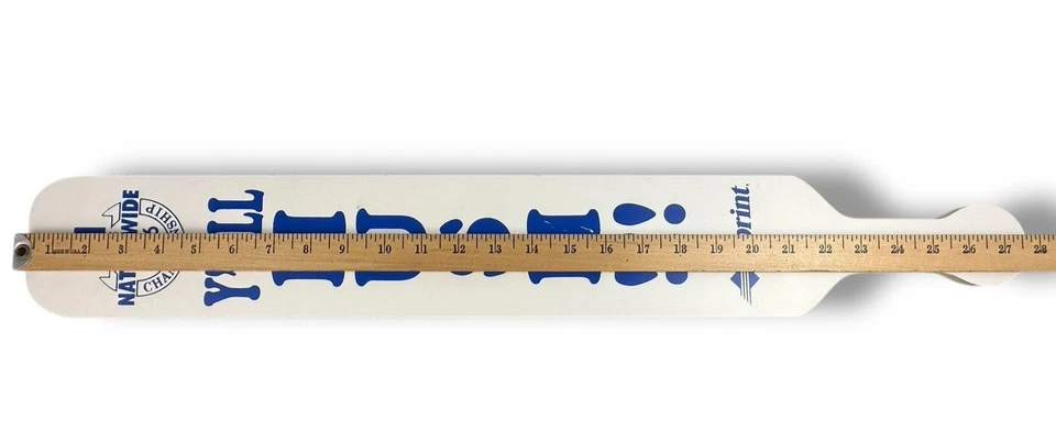 Letrero de madera Sprint Nationwide Championship 1996 PGA Tour Y'all Hush Paddle Foto 4 de 4