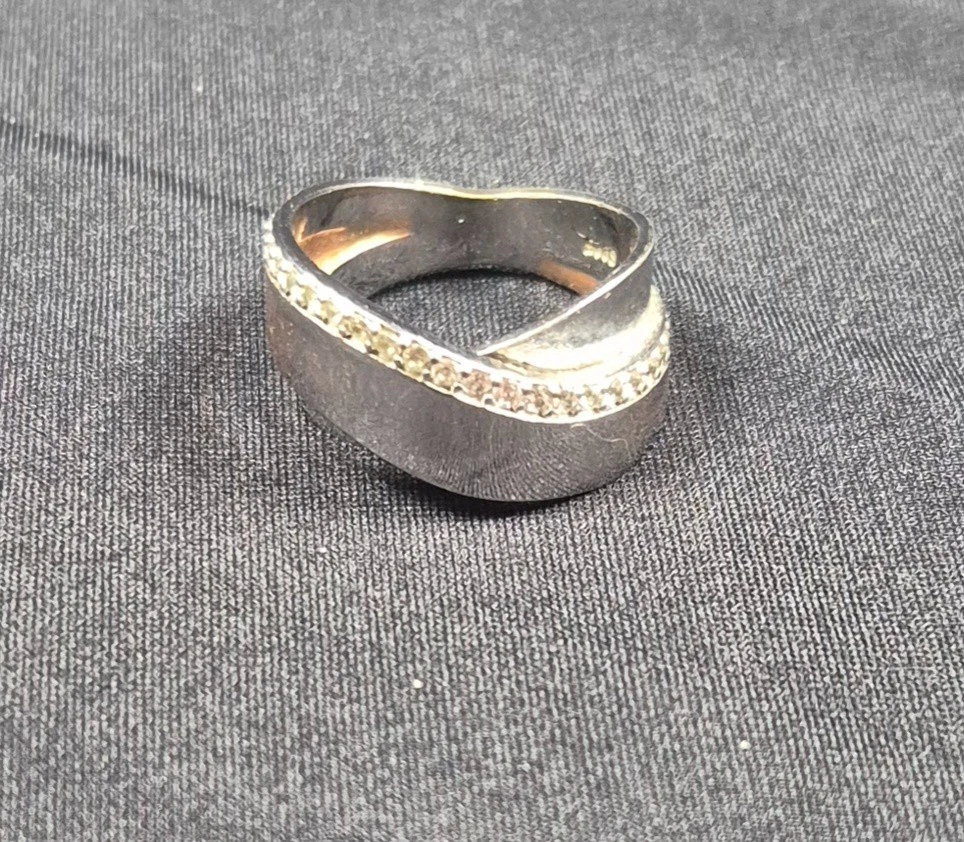 Bague Ancienne En Argent Massif - Taille 49, Poids 3,7 Grammes, Origine France, Occasion