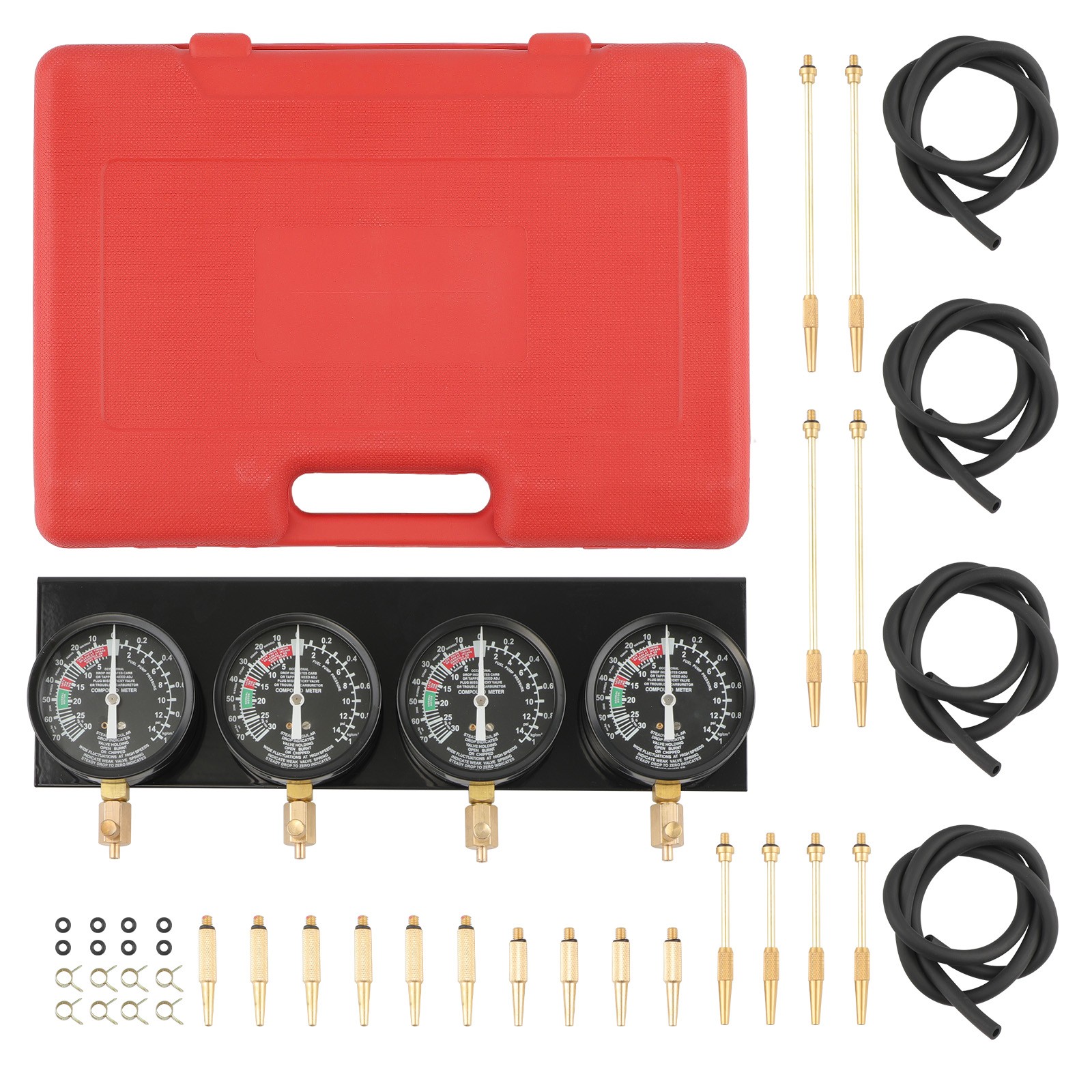 Testeur de carburateur et synchronisation 4 montres pour moteur essence