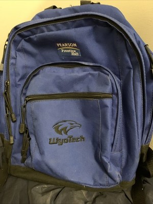 Wyotech Backpack Blue Student Person Prentice Hall Hot Rod School