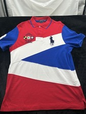 Polo Ralph Lauren P.R.L. Yacht Club Intl Tour 1967 Polo Shirt Size Large