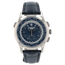 Patek Philippe World Time Blue Dial 18k White...