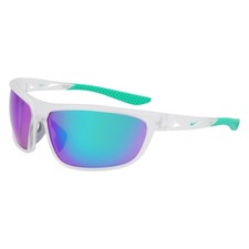 Nike Windtrack Run 902 Clear Green Green Mirror Sunglasses 68mm Men's New
