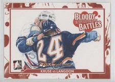 2013-14 ITG Enforcers II Paul Kruse Darren Langdon Kruse vs Langdon #178 05u8