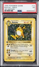 1999年 Pokemon Game Raichu-Holo 1st Ed. Raichu 1999 Pokemon Game #14 1st Edition Holo Price Guide - Sports