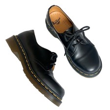 Dr Martens  1461 Women  s Black Smooth Leather Lace Up Oxford Shoes 6