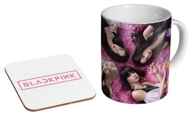 Blackpink Kpop Group Awesome - Kaffee-/Teetasse und Untersetzer Geschenkset