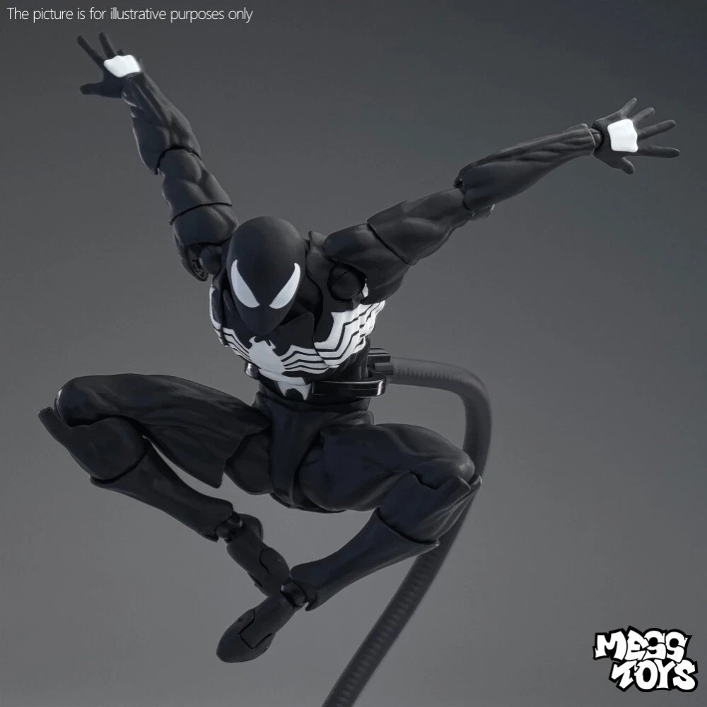 CT Toys Messtoys Symbiote Spider-Man Black Spider Action Figure Boxed (US STOCK) image 10